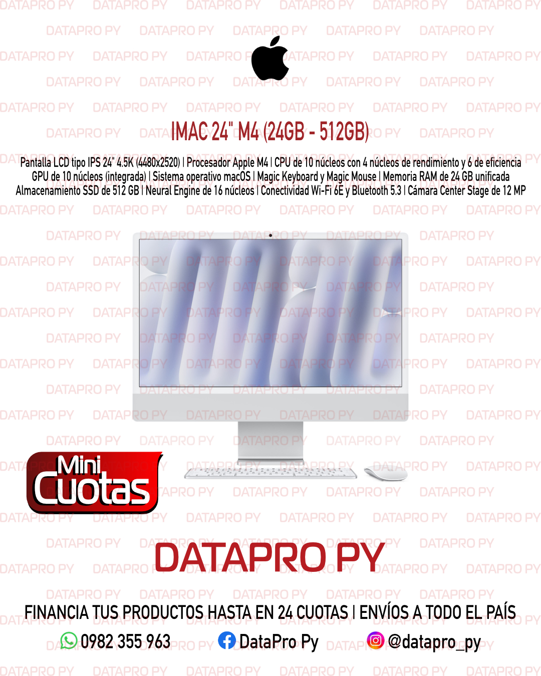 iMac 24” M4 (24GB - 512GB)
